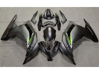 Matt Schwarz & Grün 13-18 Ninja 300 Motorrad Verkleidung