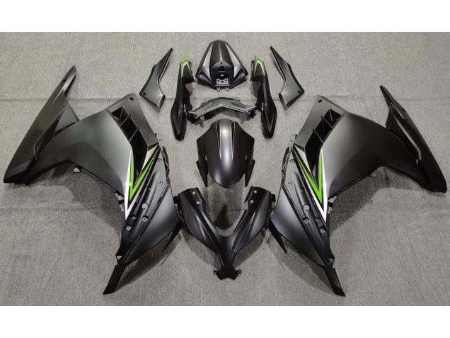 Matt Schwarz & Grün 13-18 Ninja 300 Motorrad Verkleidung Matt Schwarz & Grün 13-18 Ninja 300 Motorrad Verkleidung