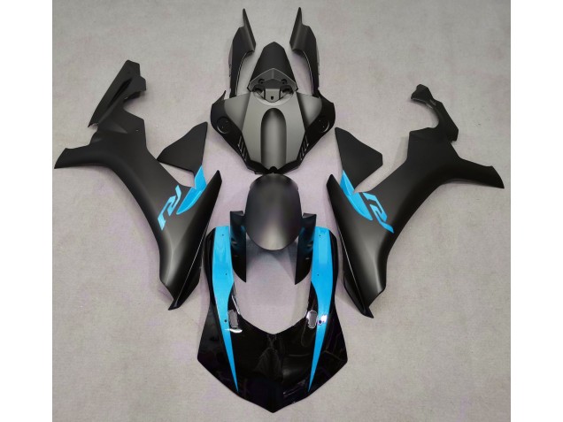 Matt Schwarz & Hellblau 15-19 R1 Motorrad Verkleidung
