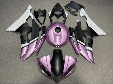 Matt Schwarz & Hellviolett 08-16 R6 Motorrad Verkleidung