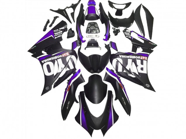 Matt Schwarz & Lila 17-23 GSXR 1000 Motorrad Verkleidung Matt Schwarz & Lila 17-23 GSXR 1000 Motorrad Verkleidung