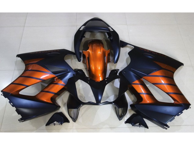 Matt Schwarz & Orange 02-12 VFR800 Motorrad Verkleidung Matt Schwarz & Orange 02-12 VFR800 Motorrad Verkleidung