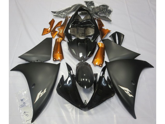 Matt Schwarz & Orange 09-11 R1 Motorrad Verkleidung