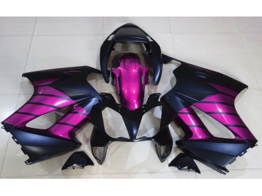 Matt Schwarz & Pink 02-12 VFR800 Motorrad Verkleidung