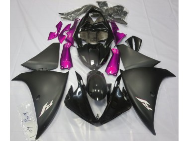 Matt Schwarz & Pink 09-11 R1 Motorrad Verkleidung