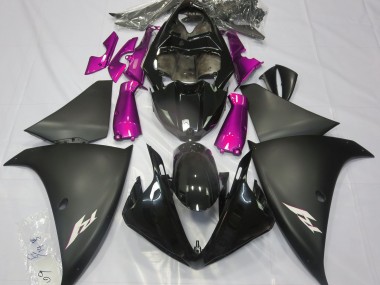 Matt Schwarz & Pink 09-11 R1 Motorrad Verkleidung