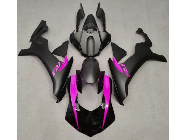 Matt Schwarz & Pink 15-19 R1 Motorrad Verkleidung