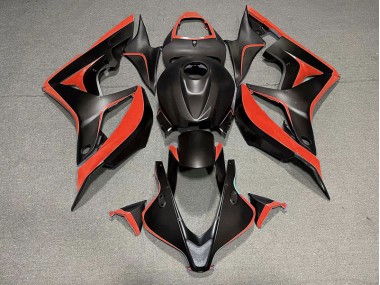 Matt Schwarz & Rot 07-08 CBR600RR Motorrad Verkleidung