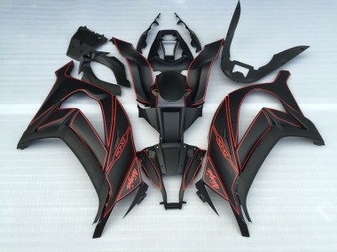 Matt Schwarz & Rot 11-15 ZX10R Motorrad Verkleidung