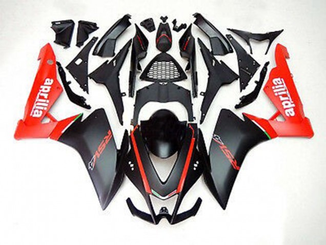 Matt Schwarz & Rot 12-15 RS4 125 Motorrad Verkleidung