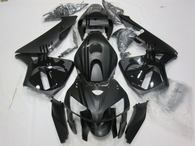 Matt Schwarzer Punisher 05-06 CBR600RR Motorrad Verkleidung Matt Schwarzer Punisher 05-06 CBR600RR Motorrad Verkleidung