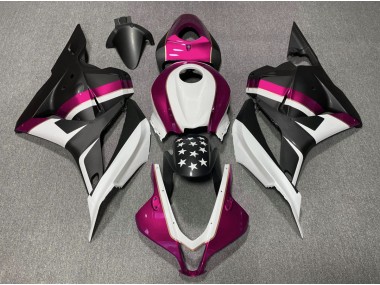 Matt Schwarzer & Rosa Stern 09-12 CBR600RR Motorrad Verkleidung