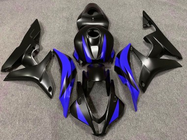 Matt Schwarzes & Blaues Design 07-08 CBR600RR Motorrad Verkleidung
