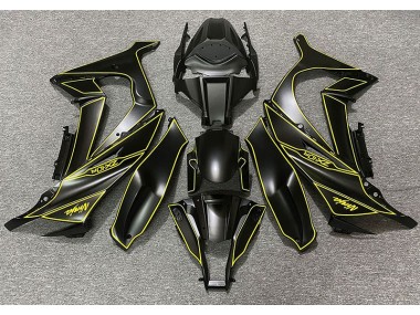 Matt Schwarzes & Gelbes Futter 11-15 ZX10R Motorrad Verkleidung