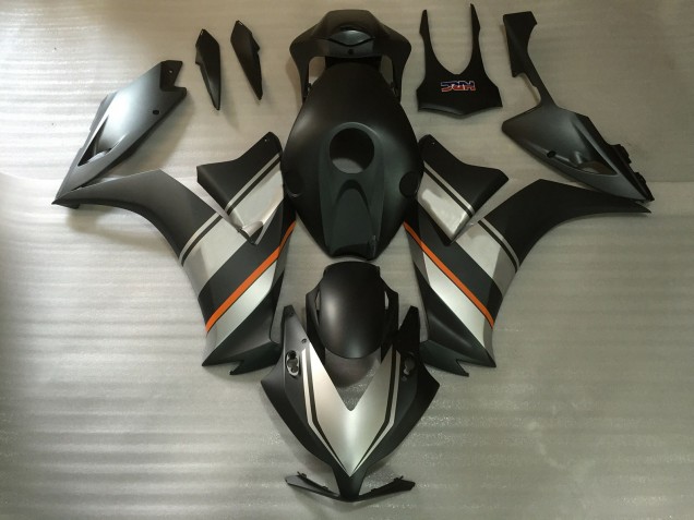 Matt Silber & Schwarz 12-16 CBR1000RR Motorrad Verkleidung
