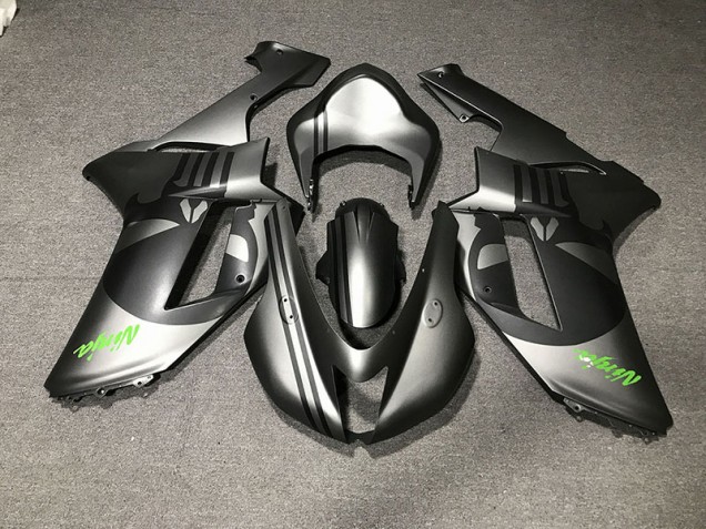 Matt Silber & Totenkopf 07-08 ZX6R Motorrad Verkleidung Matt Silber & Totenkopf 07-08 ZX6R Motorrad Verkleidung