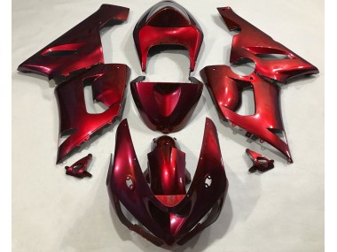 Metallic Rot 05-06 ZX6R Motorrad Verkleidung