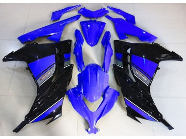 Mitternachtsblau & Schwarz 13-18 Ninja 300 Motorrad Verkleidung