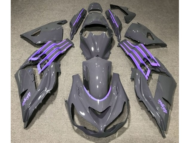 Nardo Grau & Lila 12-21 ZX14R Motorrad Verkleidung Nardo Grau & Lila 12-21 ZX14R Motorrad Verkleidung