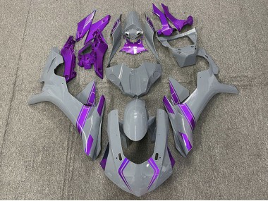 Nardo Grau & Lila Akzente 15-19 R1 Motorrad Verkleidung