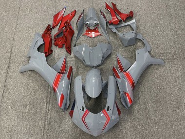 Nardo Grau & Rot Akzente 15-19 R1 Motorrad Verkleidung