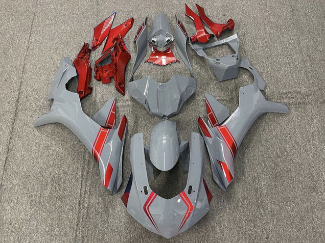 Nardo Grau & Rot Akzente 15-19 R1 Motorrad Verkleidung
