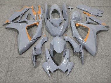 Nardo & Orangefarbener Rand 06-07 GSXR 600-750 Motorrad Verkleidung