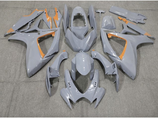 Nardo & Orangefarbener Rand 06-07 GSXR 600-750 Motorrad Verkleidung