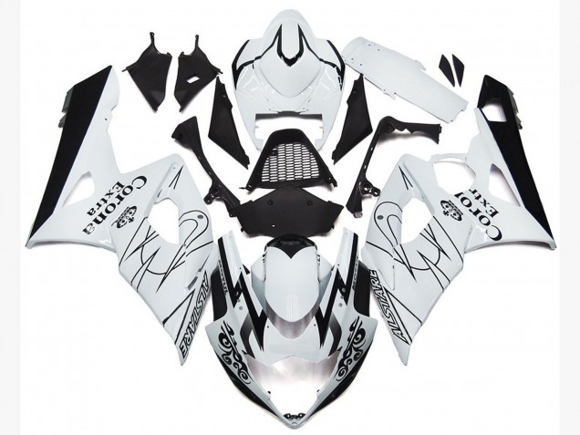 OEM Weißer Corona-Stil 05-06 GSXR 1000 Motorrad Verkleidung