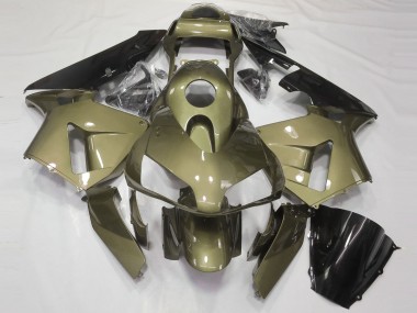 Oliv Glänzend 03-04 CBR600RR Motorrad Verkleidung