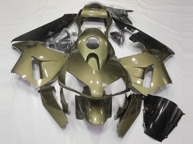 Oliv Glänzend 03-04 CBR600RR Motorrad Verkleidung Oliv Glänzend 03-04 CBR600RR Motorrad Verkleidung