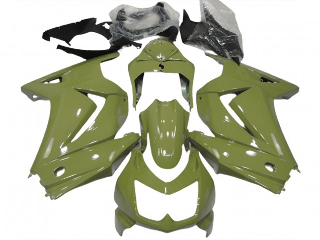 Oliv Glänzend 08-12 Ninja 250 Motorrad Verkleidung