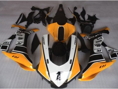 Orange & Weiß 15-19 R1 Motorrad Verkleidung