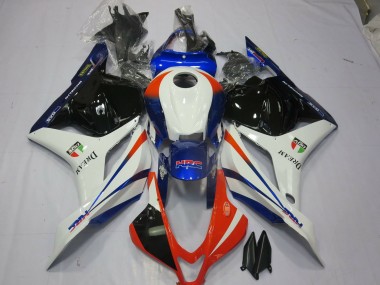 Orange & Blau 09-12 CBR600RR Motorrad Verkleidung
