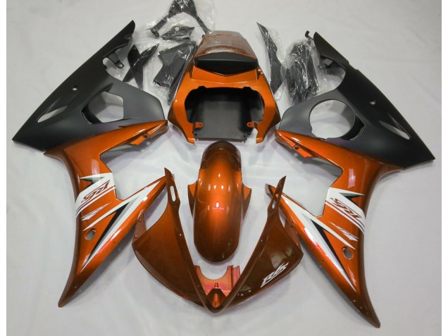 Orange Glänzend & Weiß 03-04 R6 Motorrad Verkleidung Orange Glänzend & Weiß 03-04 R6 Motorrad Verkleidung