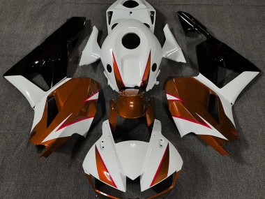 Orange Glänzend Weiß & Rot 13-23 CBR600RR Motorrad Verkleidung