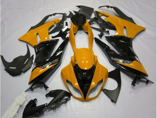 Orange Glänzend & Schwarz 09-12 ZX6R Motorrad Verkleidung