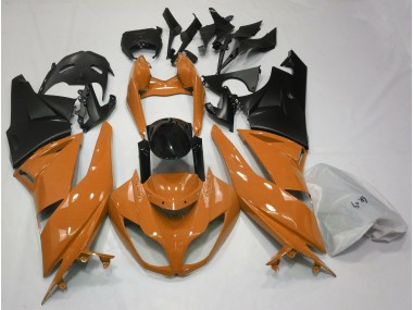 Orange Glänzend & Schwarz 09-12 ZX6R Motorrad Verkleidung
