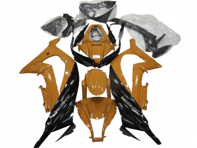 Orange Glänzend & Schwarz 11-15 ZX10R Motorrad Verkleidung