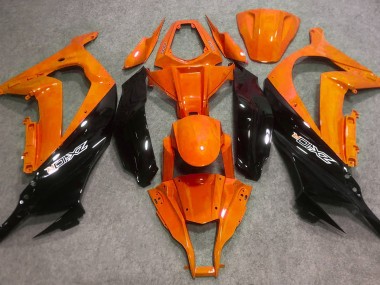 Orange Glänzend & Schwarz 16-19 ZX10R Motorrad Verkleidung