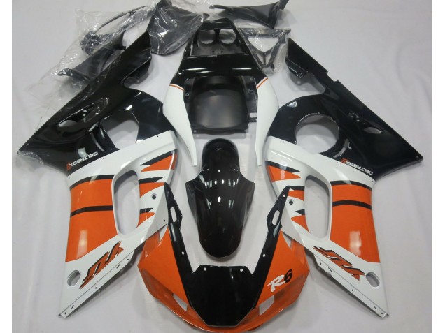 Orange Glänzend & Schwarz 98-02 R6 Motorrad Verkleidung