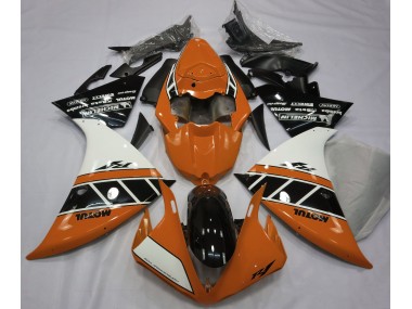 Orange Glänzend Silber & Schwarz 12-14 R1 Motorrad Verkleidung