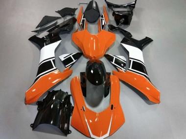 Orange Glänzend Silber & Schwarz 15-19 R1 Motorrad Verkleidung