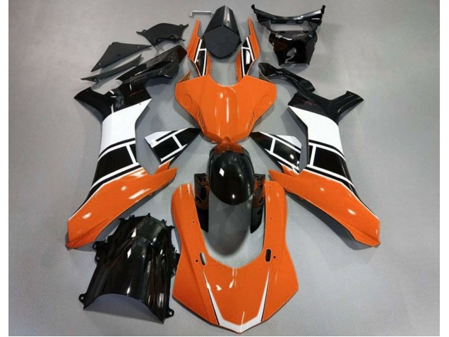Orange Glänzend Silber & Schwarz 15-19 R1 Motorrad Verkleidung