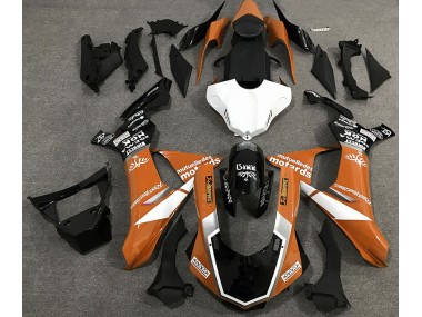 Orange Glänzender Logostil 15-19 R1 Motorrad Verkleidung