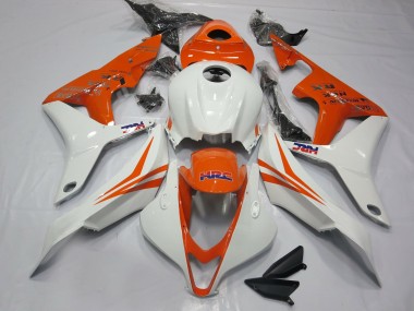 Orange & Weiß HRC 07-08 CBR600RR Motorrad Verkleidung