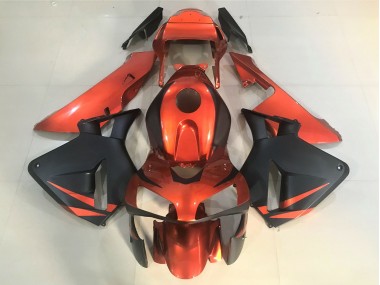 Orange & Matt Schwarz 03-04 CBR600RR Motorrad Verkleidung