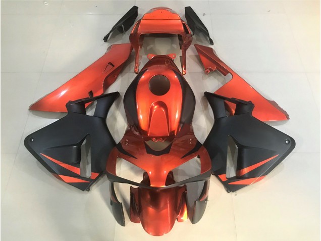 Orange & Matt Schwarz 03-04 CBR600RR Motorrad Verkleidung