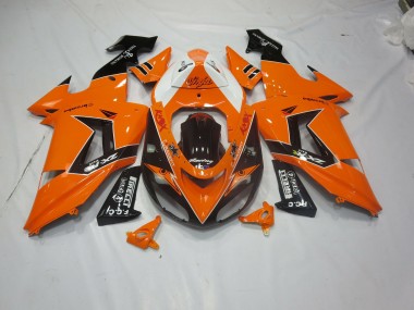 Orange-Schwarz 06-07 ZX10R Motorrad Verkleidung