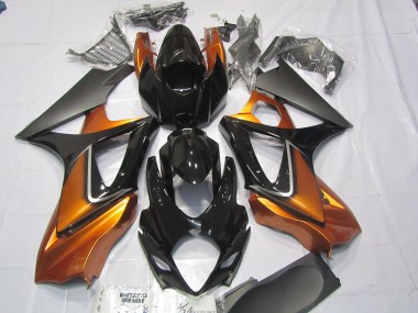 Orange & Schwarz 07-08 GSXR 1000 Motorrad Verkleidung